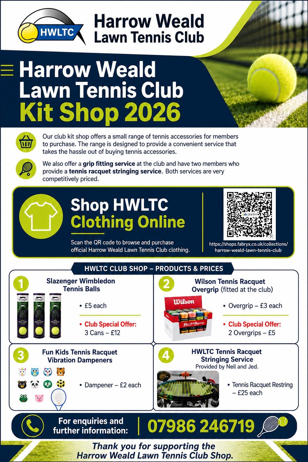 June 2026 - New Club Shop Opens